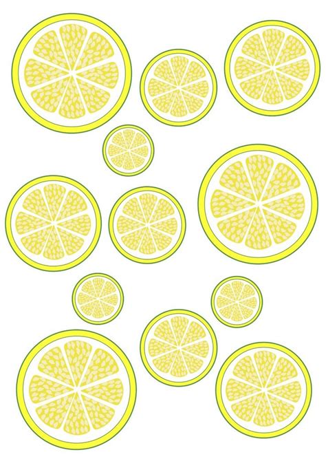 Lemon Template Printable